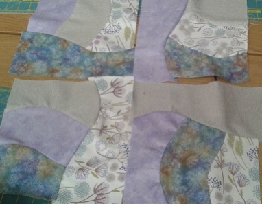Lesley's soft curved piecing